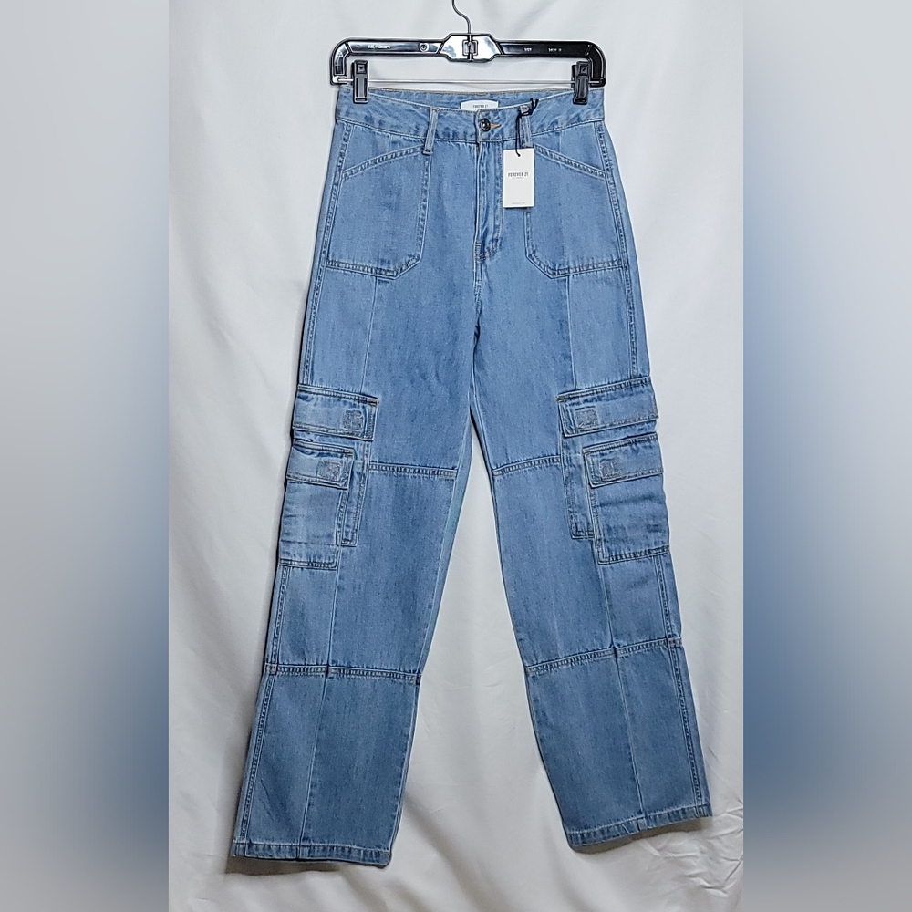 Forever 21 Women's Denim Pant/Long/ Medium Denim Size 24